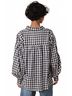 Olivaceous Black Haley Gingham Button Down Shirt in Pattern Size M - photo 6