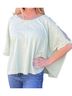 Kori America Solid Green Oversized Top in Mint Size M - photo 2