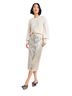 Maeve 100% Polyester Silver Formal Skirt Size 2 - photo 1