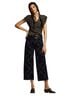 Maeve Floral Blue Black Casual Pants Size 28 waist - photo 1