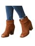 Pop Brown Ankle Boots Size 9 - photo 1
