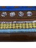 Tory Burch 100% Patent Leather Brown Blue Yellow Clutch One size - photo 9