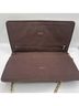 Tory Burch 100% Patent Leather Brown Blue Yellow Clutch One size - photo 6