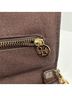 Tory Burch 100% Patent Leather Brown Blue Yellow Clutch One size - photo 7