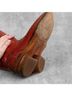 FRYE 100% Leather Red Boots Size 12 - photo 4