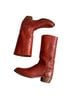 FRYE 100% Leather Red Boots Size 12 - photo 2