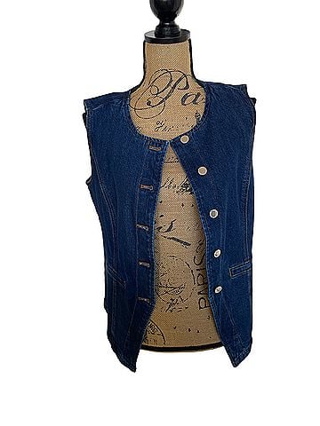 Ann Taylor Ann Taylor Denim Vest (view 2)