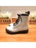 Dr. Martens 100% Leather White Boots Size 7 - photo 3