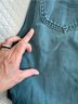 Lee 100% Cotton Teal Green Jeans Size 24 - photo 4