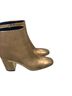 Anine Bing 100% Leather Gold Ankle Boots Size 8 1/2 - photo 7
