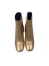Anine Bing 100% Leather Gold Ankle Boots Size 8 1/2 - photo 1