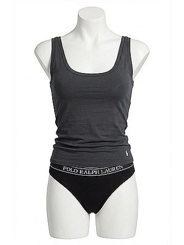 Polo by Ralph Lauren Tank Undershirt Top in Onyx (view 1)