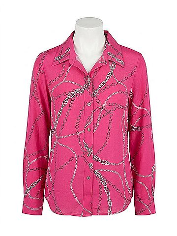 Karen Kane Long Sleeve Top in Pink (view 1)