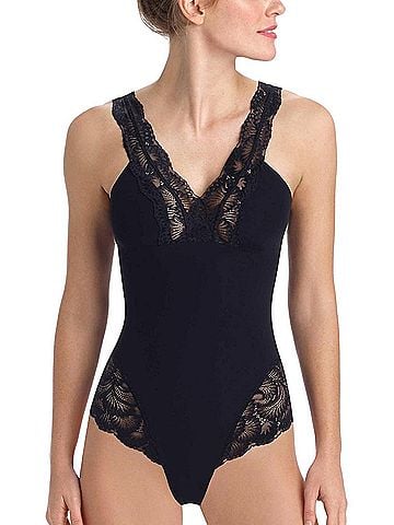 Commando Sexy + Smooth Bodysuit in Black (view 2)