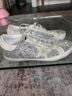 Golden Goose Silver Tan Sneakers Size 8 - photo 3