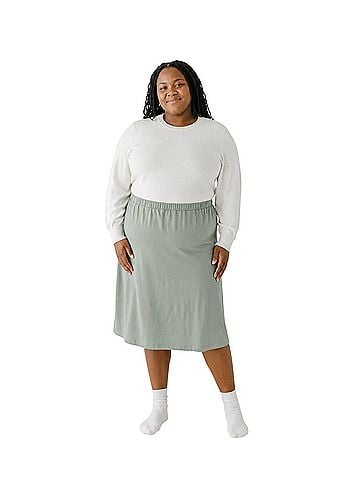 The Main Street Exchange Zoey Soft Sage Active Skort (view 1)