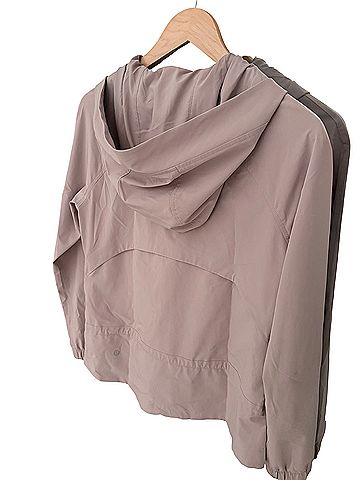 Lululemon Athletica lilac hooded Windbreaker (view 2)