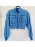 Free People Checkered-gingham Multi Color Jacket Size XS - photo 4
