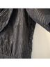 Cacharel Stripes Black Silver Blouse Size XS - photo 4