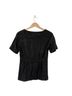 Cacharel Stripes Black Silver Blouse Size XS - photo 2