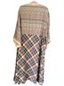 Sundance 100% Viscose 100% Cotton Plaid Multi Color Kimono Size XL - photo 2