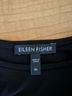 Eileen Fisher 100% Silk Solid Black Tank Top Size L - photo 5