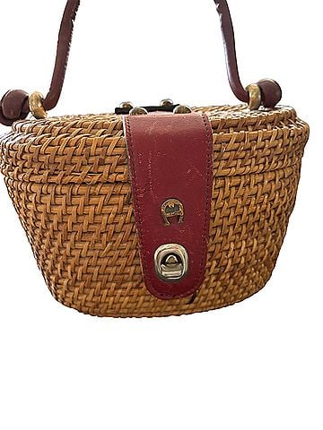 Etienne Aigner Leather Bucket Bag (view 1)
