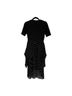 Maje Floral Black White Casual Dress Size 6 - photo 2