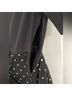 Maje Floral Black White Casual Dress Size 6 - photo 8