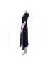 Maje 100% Viscose 94% Cotton 6% Elastane 100% Polyester Floral Black Purple Cocktail Dress Size 6 - photo 4