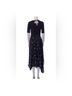 Maje 100% Viscose 94% Cotton 6% Elastane 100% Polyester Floral Black Purple Cocktail Dress Size 6 - photo 5