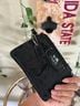 Coach Solid Black Leather Wristlet One size - photo 4