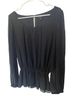 St. John 100% Silk 95% Silk 5% Spandex Black Blouse Size 4X - photo 3