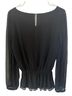 St. John 100% Silk 95% Silk 5% Spandex Black Blouse Size 4X - photo 5