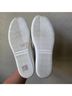 P448 100% Suede Solid Gray Black White Sneakers Size EU 36 - photo 3