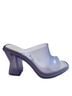 Marc Jacobs 100% Eva White Silver Heels Size EU 38 - photo 1