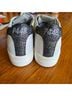 P448 100% Suede Solid Gray Black White Sneakers Size EU 36 - photo 9
