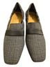 Clarks Houndstooth Black Gray Flats Size 7 - photo 1