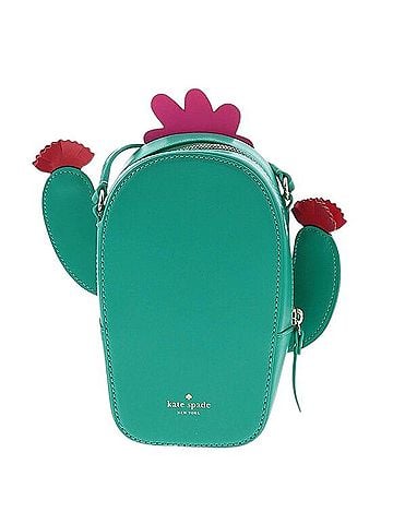 Kate Spade New York Flowering Cacti Leather Cactus New Horizons Crossbody Bag (view 2)