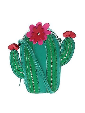 Kate Spade New York Flowering Cacti Leather Cactus New Horizons Crossbody Bag (view 1)
