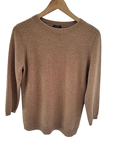 Talbots Pure Cashmere Camel Crewneck Sweater Cashmere Pullover Sweater (view 1)