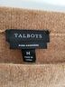 Talbots 100% Cashmere Solid Tan Cashmere Pullover Sweater Size M - photo 3