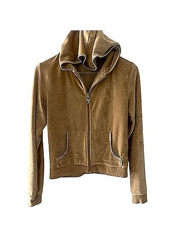 Max Studio Tan Hooded Jacket Jacket (view 1)