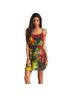Alice + Olivia 100% Polyester Floral Aztec Or Tribal Print Color Block Paisley Tropical Multi Color Casual Dress Size L - photo 1