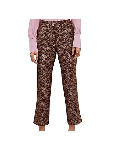 Kate Spade New York Flora Leopard Jacquard Pant Dress Pants (view 1)