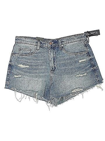 Blank NYC The Barrow High Rise Distressed Jean Denim Shorts (view 2)