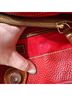 Dooney & Bourke 100% Leather Solid Red Brown Tote One size - photo 10