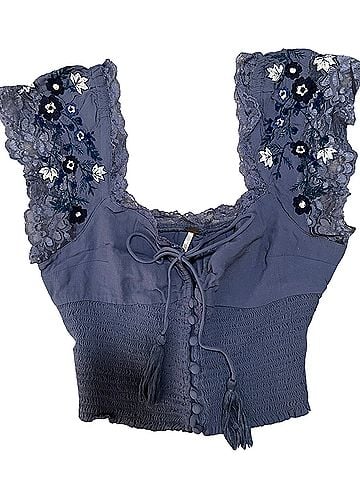 Free People Short Sleeve Blouse (view 1)