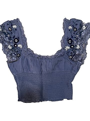 Free People Short Sleeve Blouse (view 2)