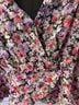 Astr 100% Polyester Floral Multi Color Blouse Size XS - photo 4
